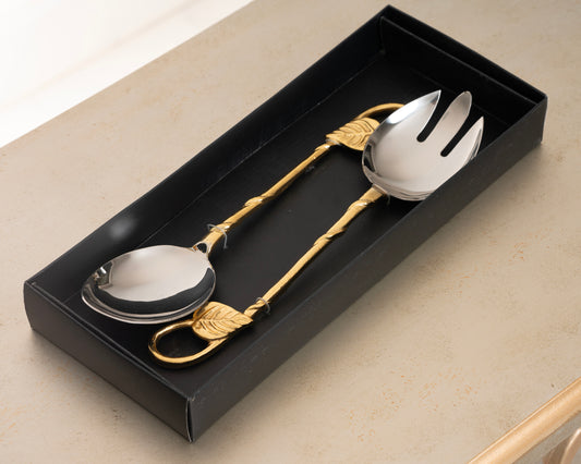 Leaf Salad Serving Set