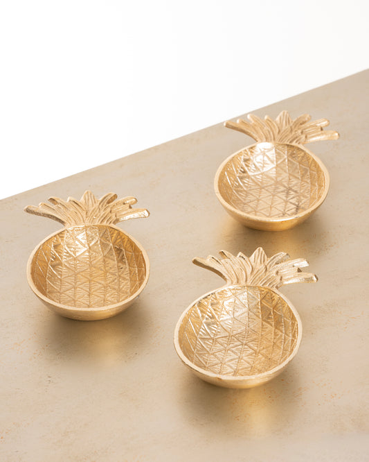 Pineapple Nuts Bowl, Set of 3