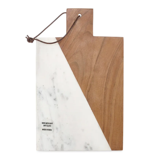 Marble & Wood Chopping/Serving Board